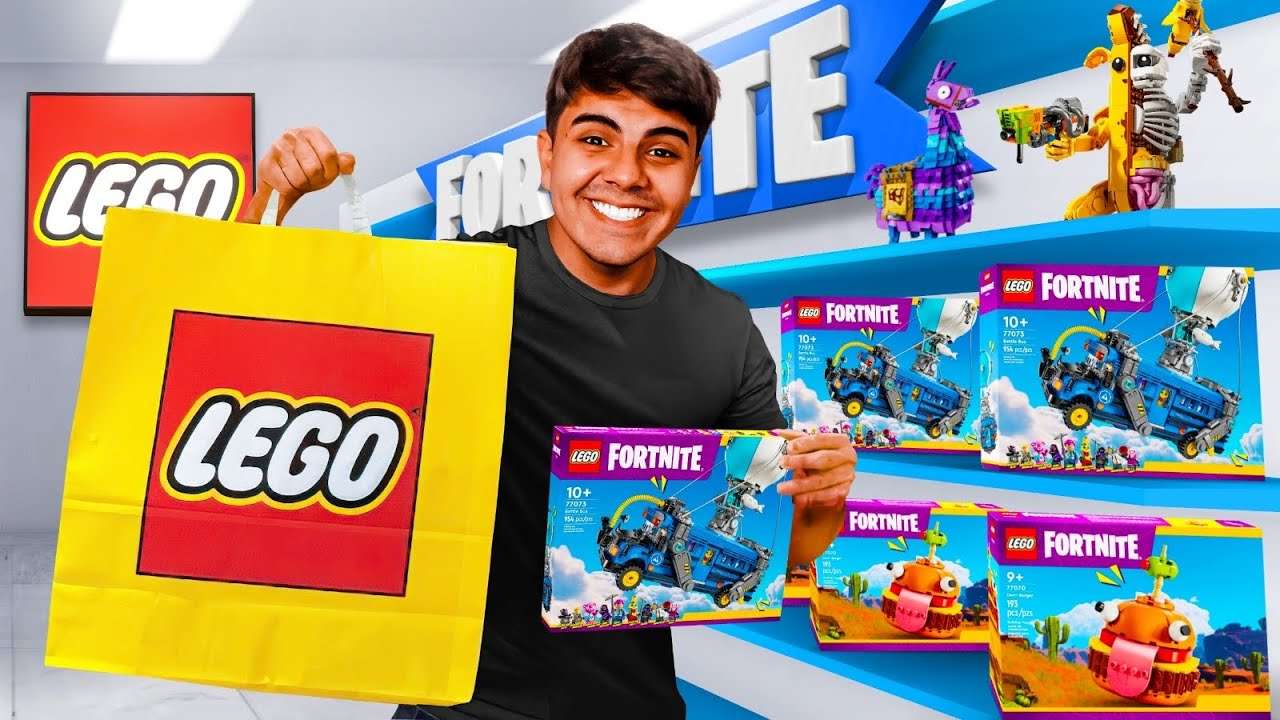 COMPREI TODOS os LEGOS de FORTNITE dos ESTADOS UNIDOS!