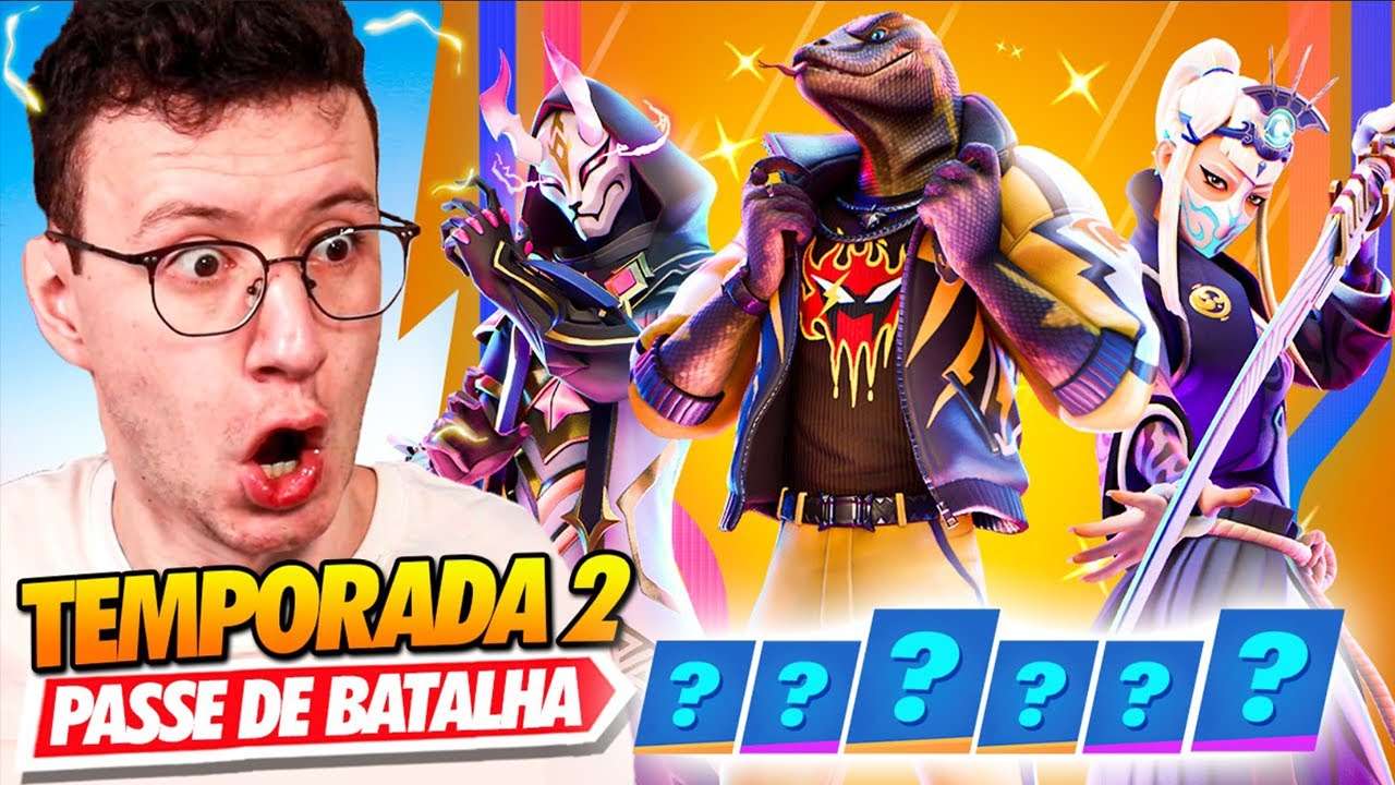 PASSE DE BATALHA COMPLETO TEMPORADA 2 CAPITULO 4 - FORTNITE