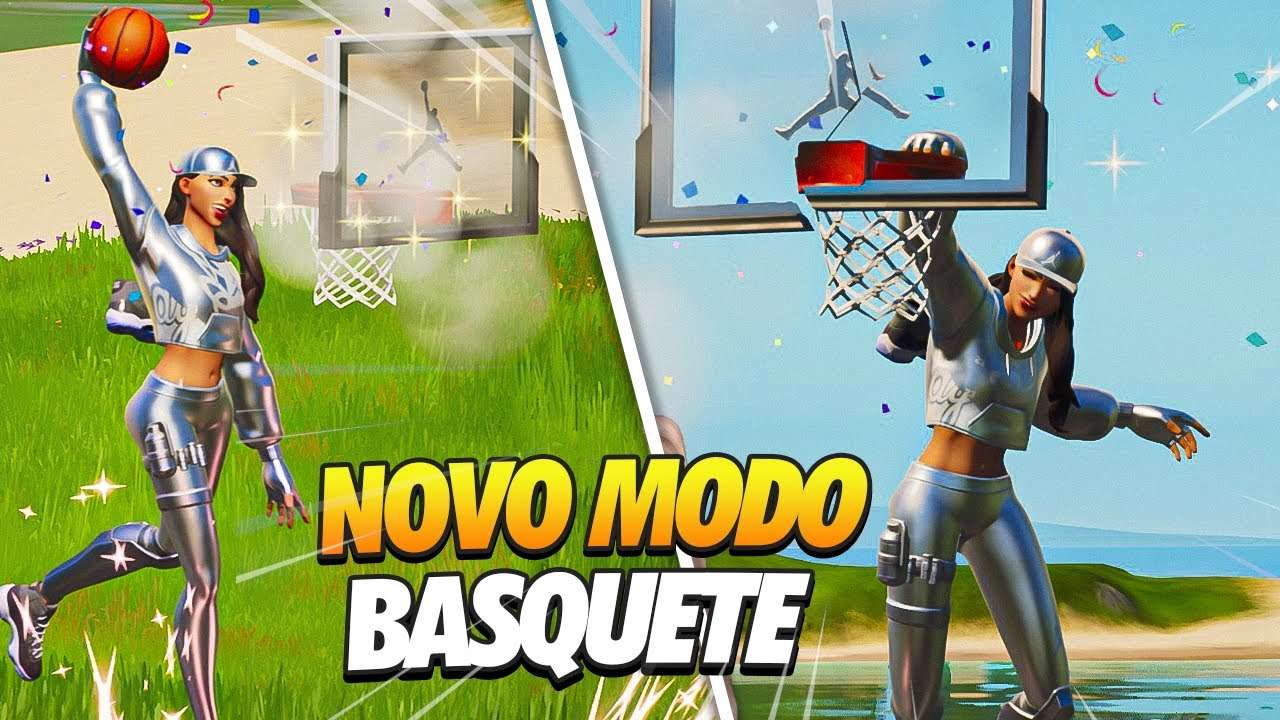 *NOVO* MODO BASQUETE TEM MECÂNICAS ÚNICAS!! - FORTNITE