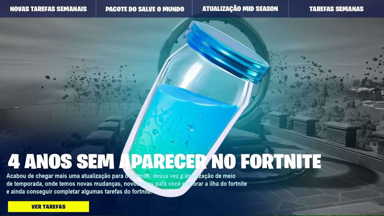 1460 DIAS FORA DO FORTNITE! DESDE O CAPÍTULO 1