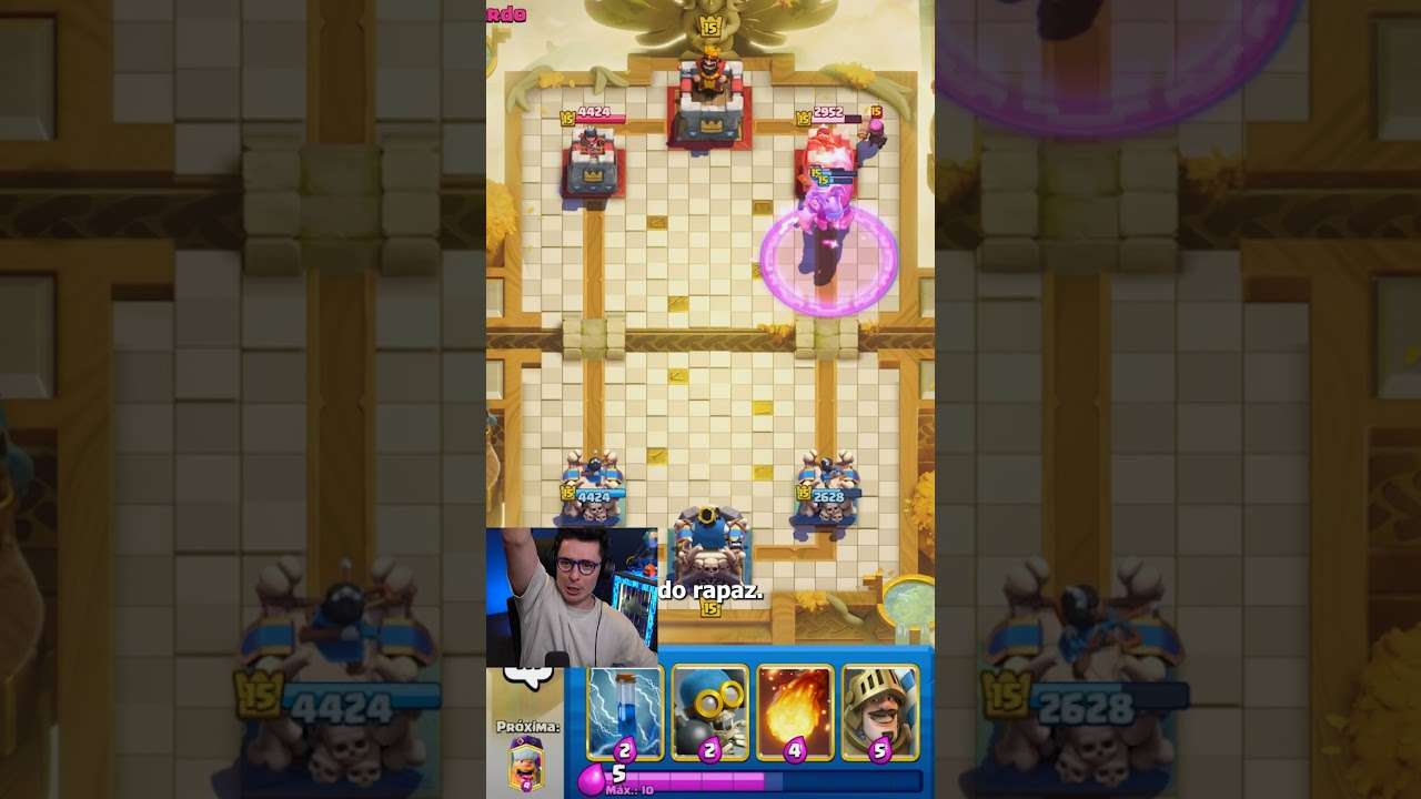 Flakes pede ajuda a Pro Player no Clash Royale #shorts