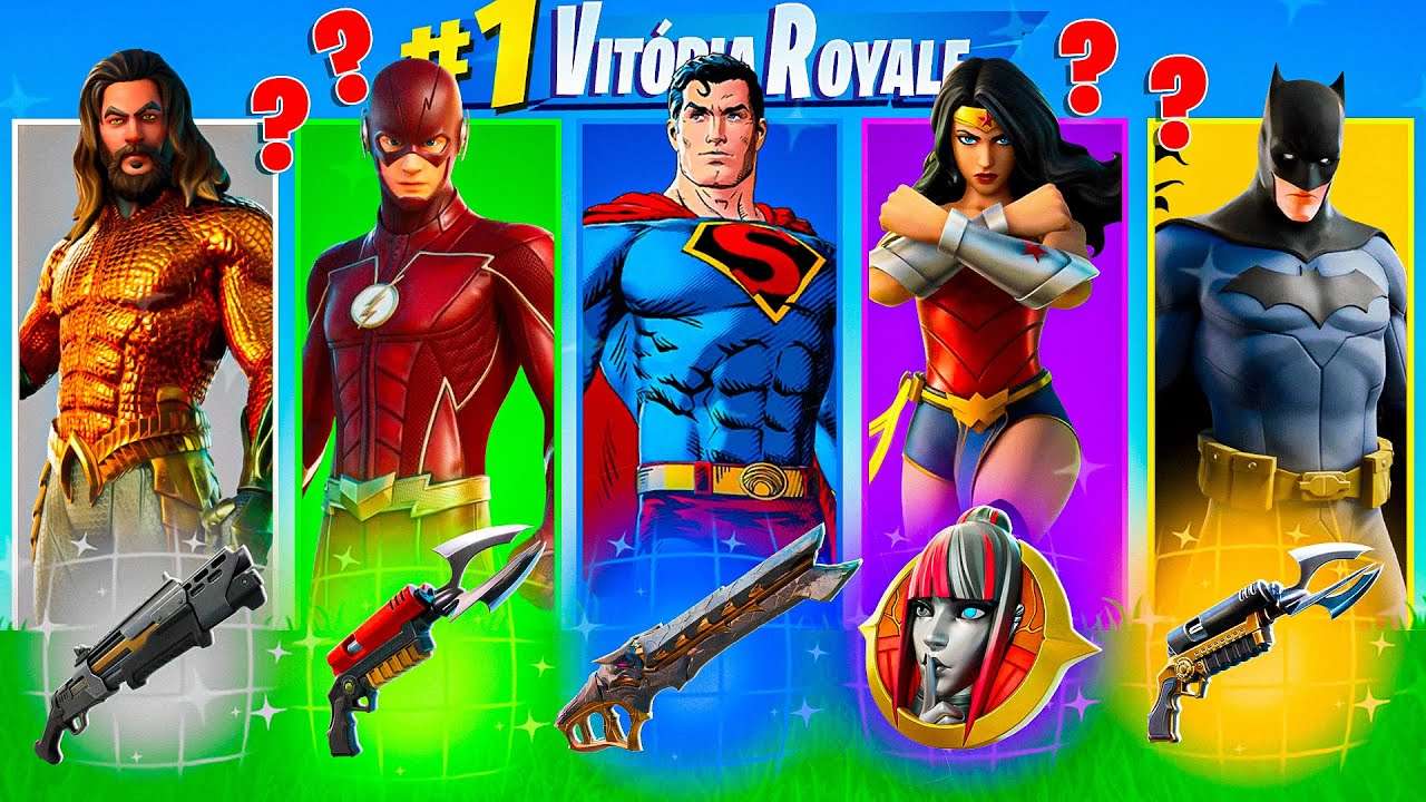 Desafio *ALEATÓRIO* Boss Mítico LIGA DA JUSTIÇA (Fortnite)