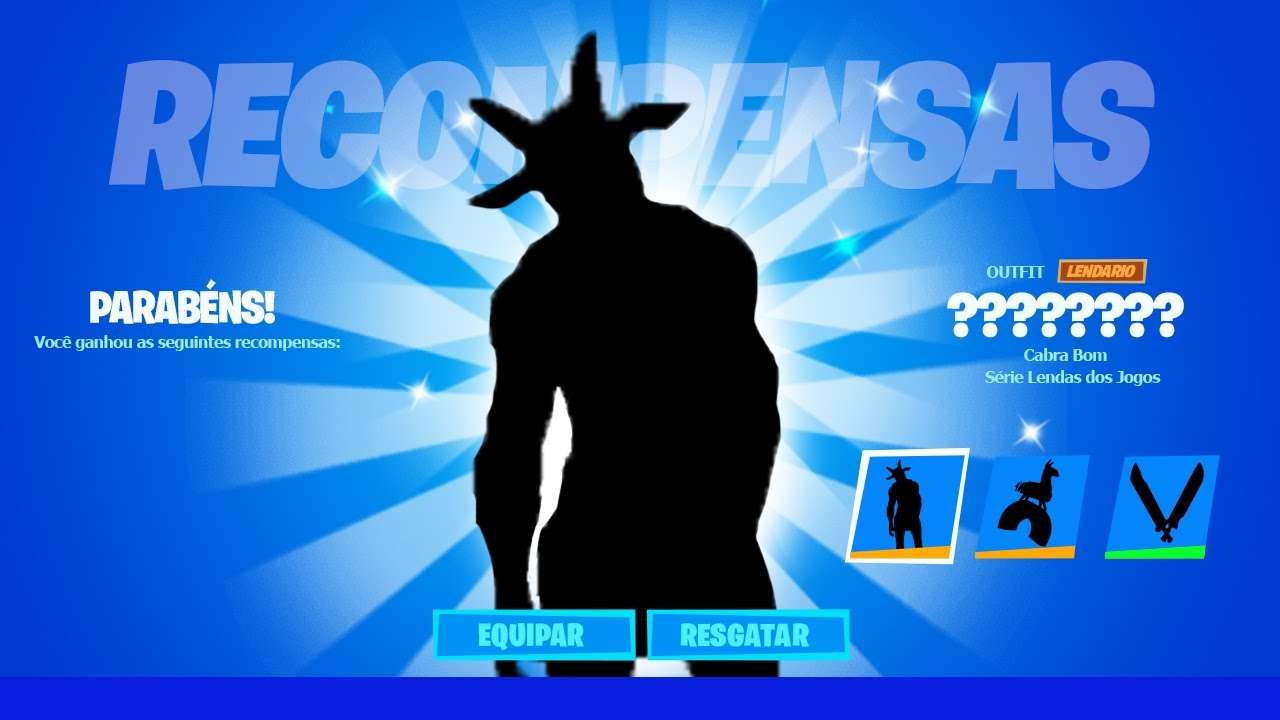 O FORTNITE ME DEU A *MELHOR* SKIN DO JOGO