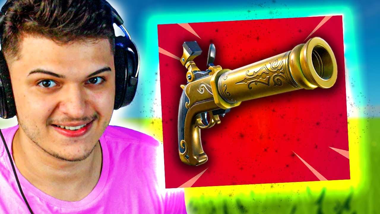 A PISTOLA DE FAZER HIGHLIGHT VOLTOU PRO FORTNITE! pistola repulsora atualização fortnite