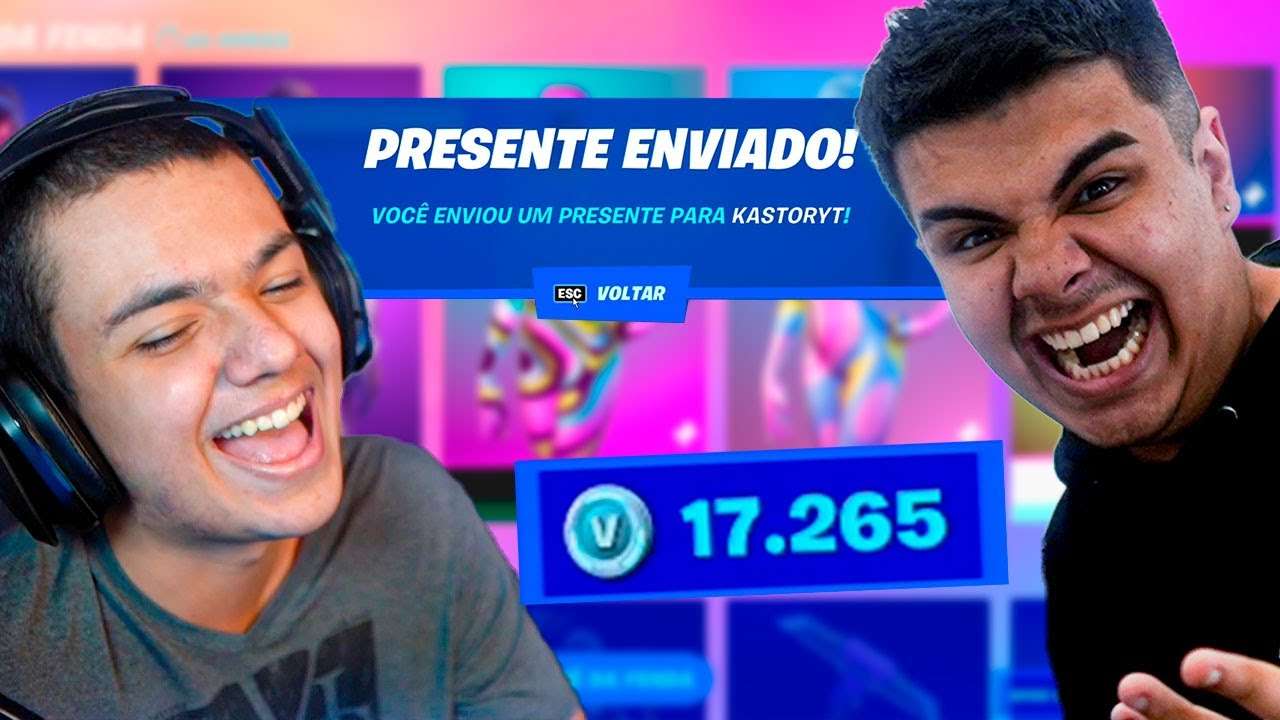 INVADI A CONTA DO DENGOSO E MANDEI PRESENTE PRA GERAL!