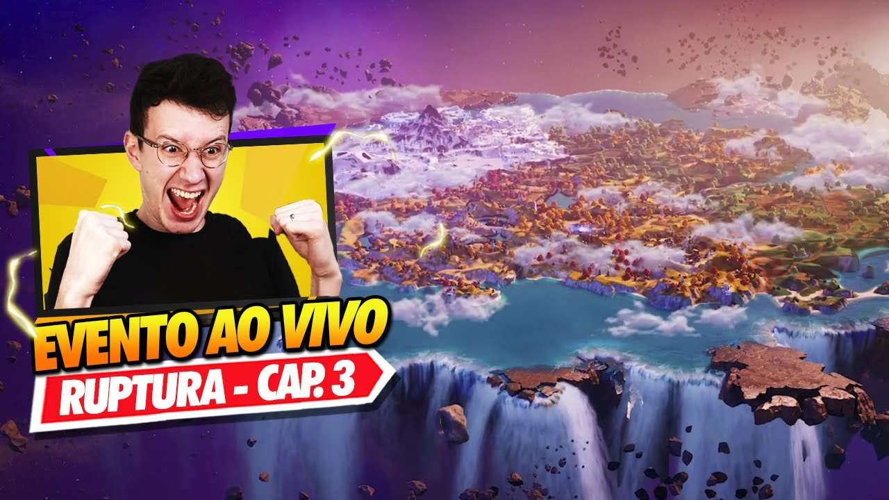 EVENTO AO VIVO FINAL DO CAPÍTULO 3 - FORTNITE RUPTURA