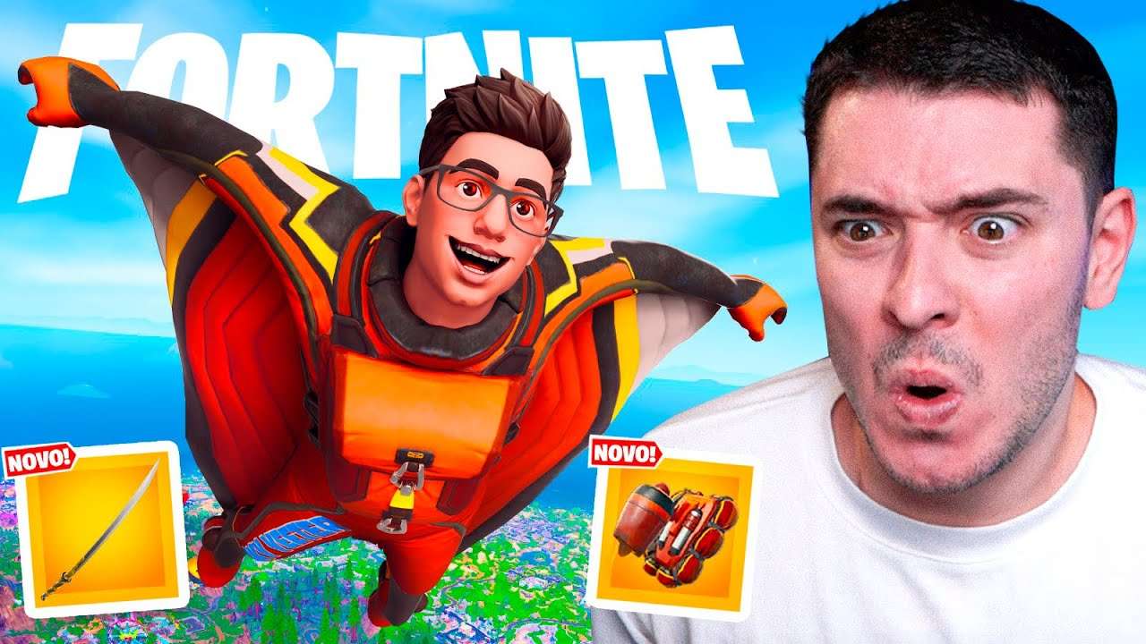 MINHA PRIMEIRA VEZ NO NOVO CAPITULO DO FORTNITE!