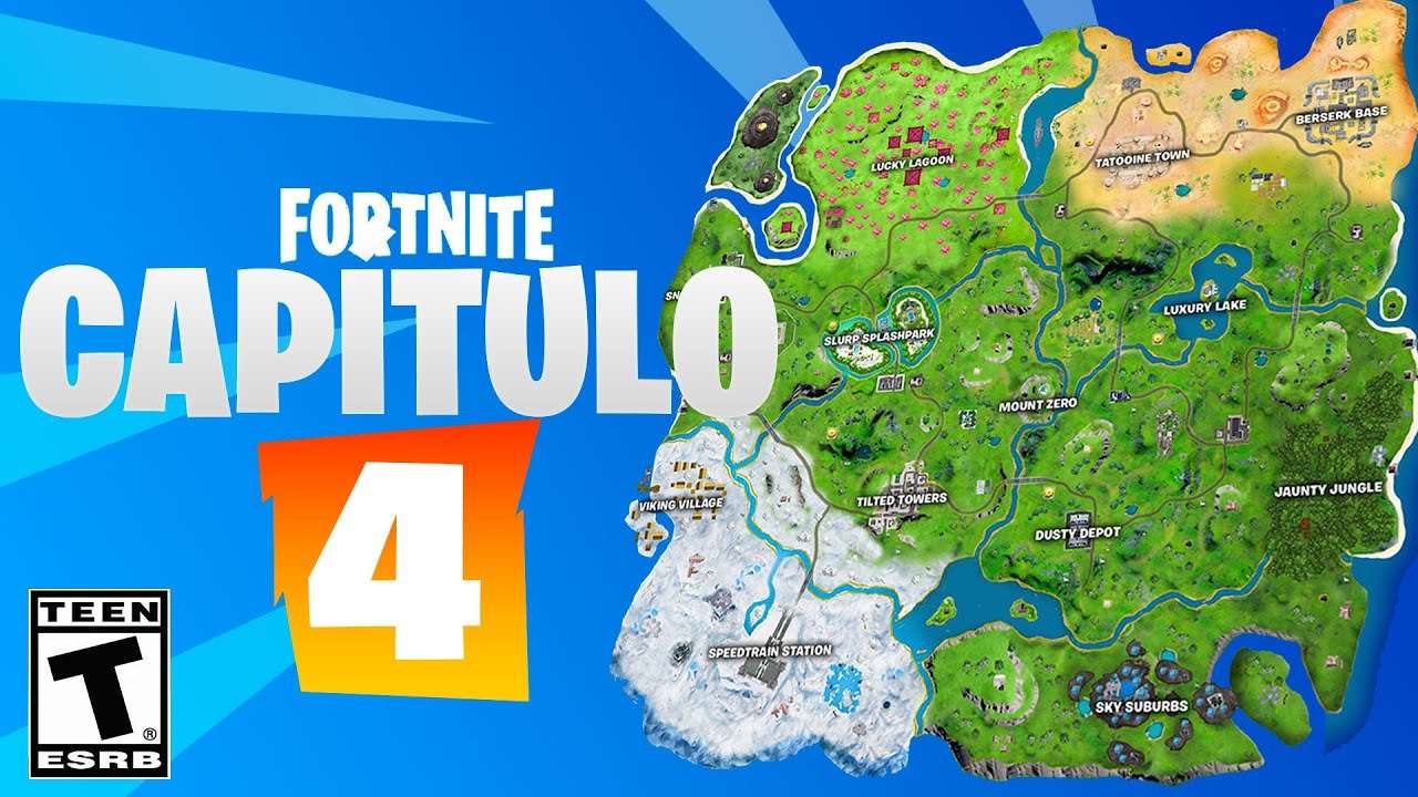 Novo MAPA do CAPÍTULO 4! Todos SEGREDOS e CIDADES novas?!