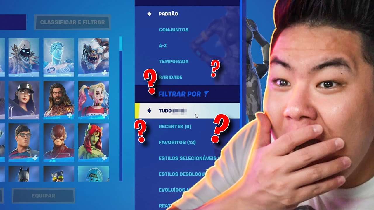 AFINAL, QUANTAS SKINS EU TENHO NO TOTAL?? | FORTNITE