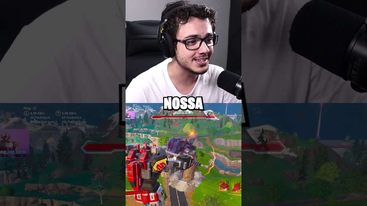 Peguei o MEGAZORD no Fortnite