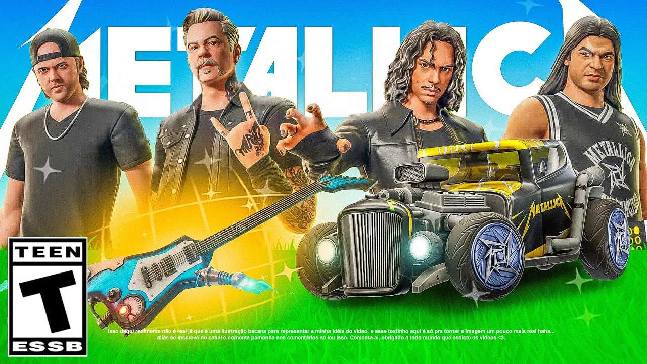 EVENTO AO VIVO e PASSE FESTIVAL do FORTNITE METALLICA!