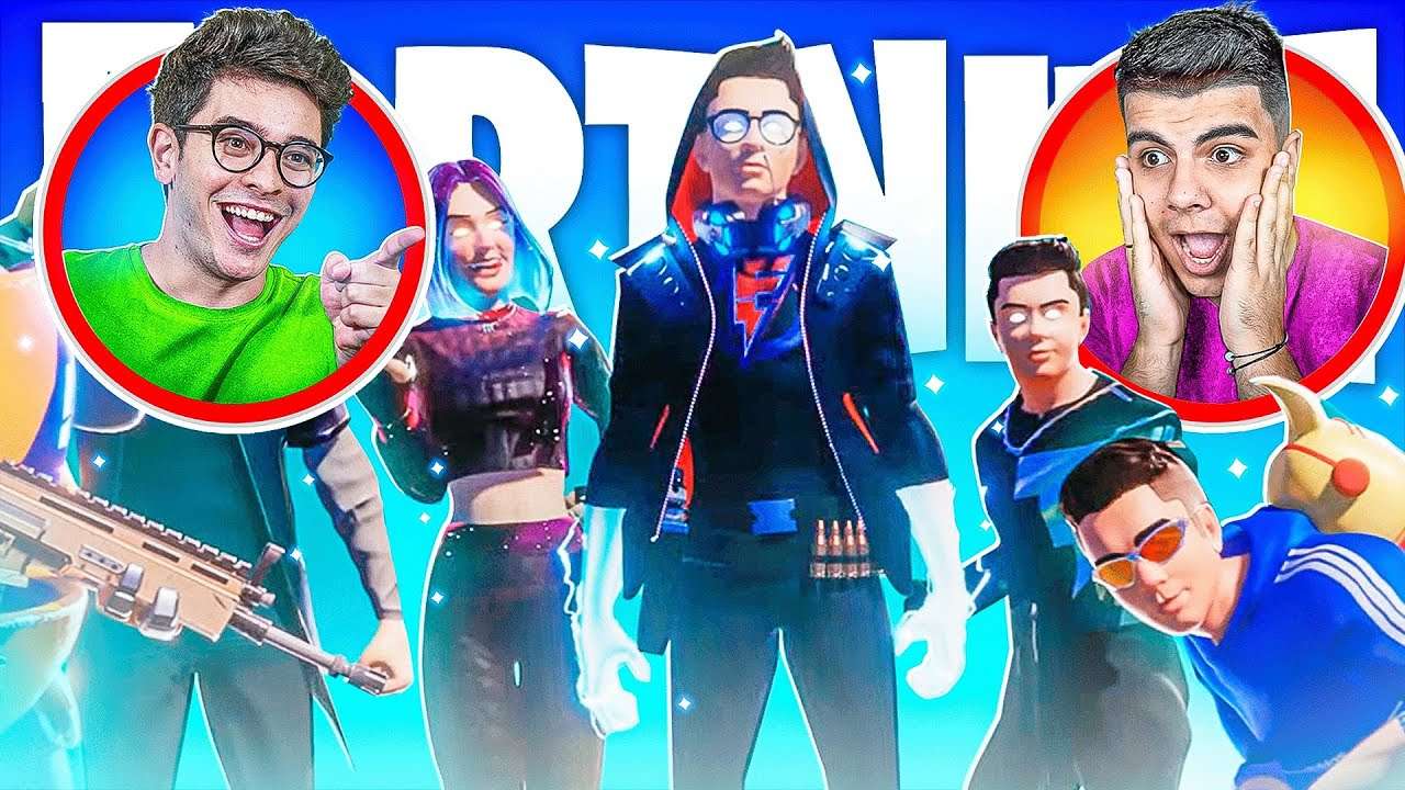 REVELADO! PASSE DE BATALHA DOS YOUTUBERS NO FORTNITE! ft. Flakes, Derponce, Sharshock e mais!