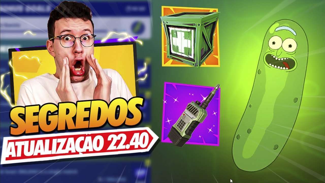 20 SEGREDOS DA NOVA ATUALIZAÇÃO DO FORTNITE!!