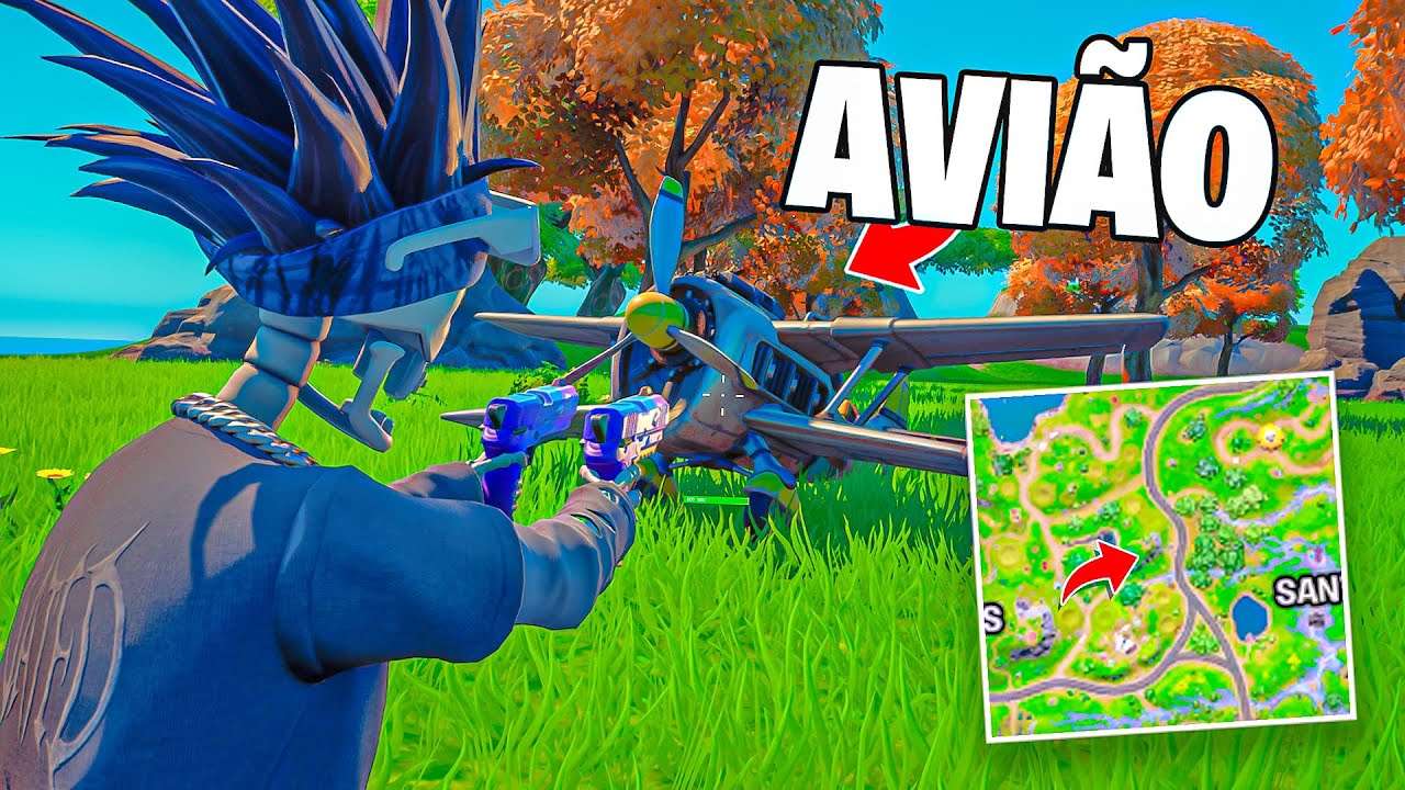 AVIÃO NO FORTNITE ESTÁ AQUI?! A ATUALIZAÇÃO SECRETA DO FORTNITE