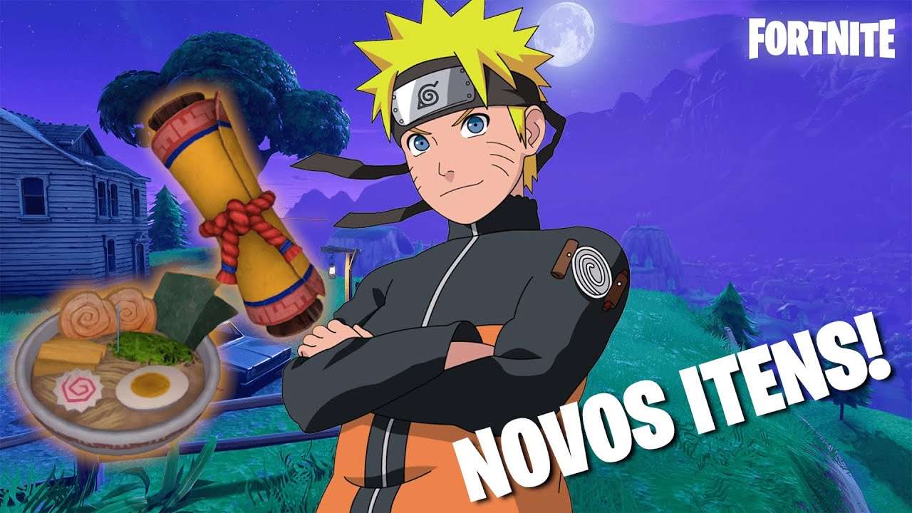 NOVOS ITENS DO NARUTO VAZADOS NO FORTNITE!