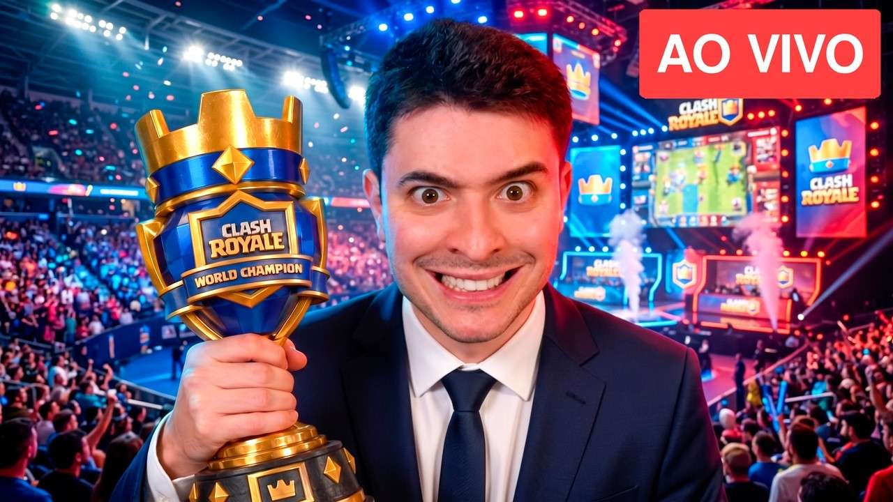 AO VIVO! GRANDE FINAL DA COPA FLAKES DE CLASH ROYALE!