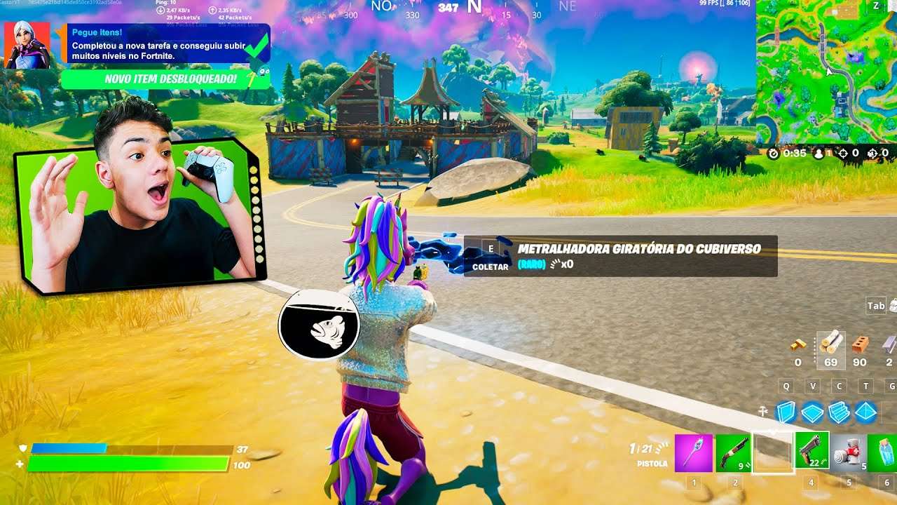 CHEGOU! NOVA TEMPORADA 8 do FORTNITE TODAS as NOVIDADES! (Item Mítico e Cubo Kevin)