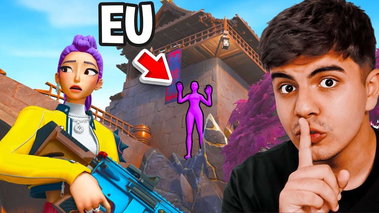 ESCONDE ESCONDE HALLOWEEN nos NOVOS BIOMAS do FORTNITE!