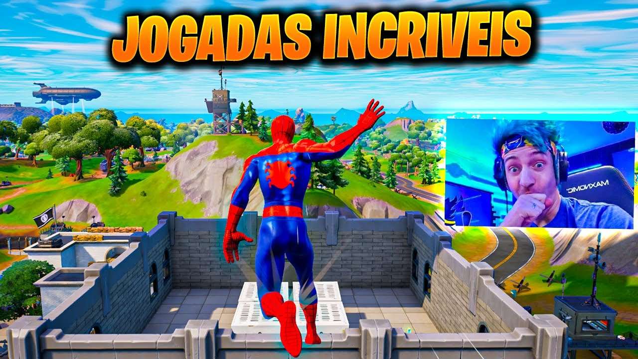 O PARKOUR SALVOU O FORTNITE! AS MELHORES JOGADAS NO FORTNITE SEM CONSTRUÇÃO!