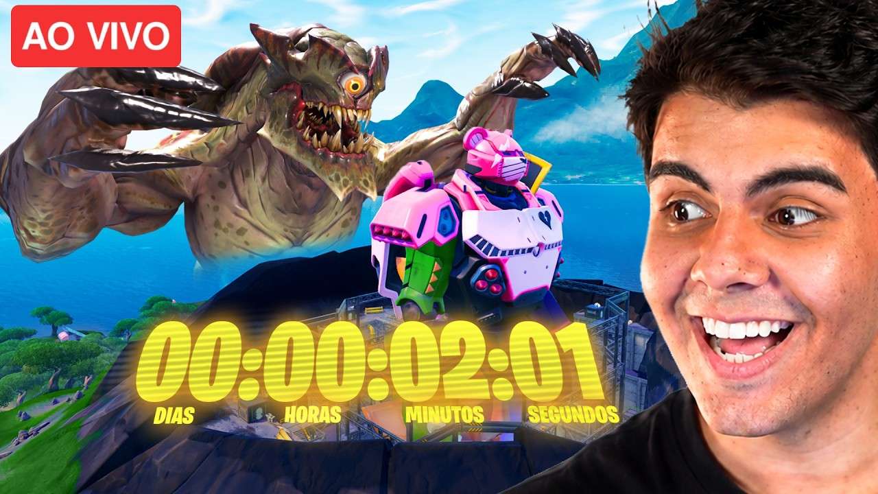 🔴 MONSTRO vs ROBÔ!! EVENTO AO VIVO no FORTNITE OG! | APOIE: DENGOSO