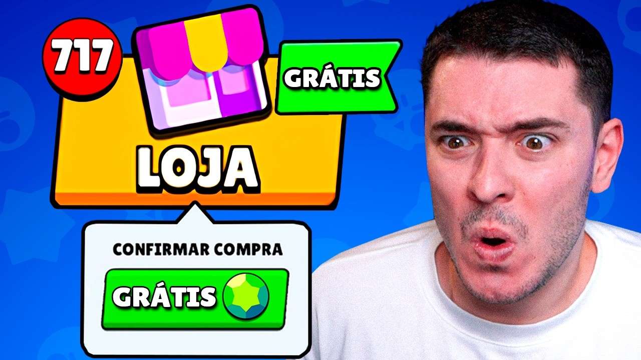 TÁ TUDO DE GRAÇA... Brawl Stars