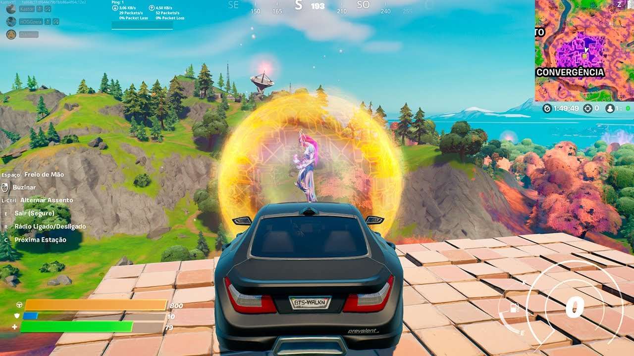 CONSIGO ENTRAR DENTRO DA BOLHA DA RAINHA DOS CUBOS NO FORTNITE? 🤔