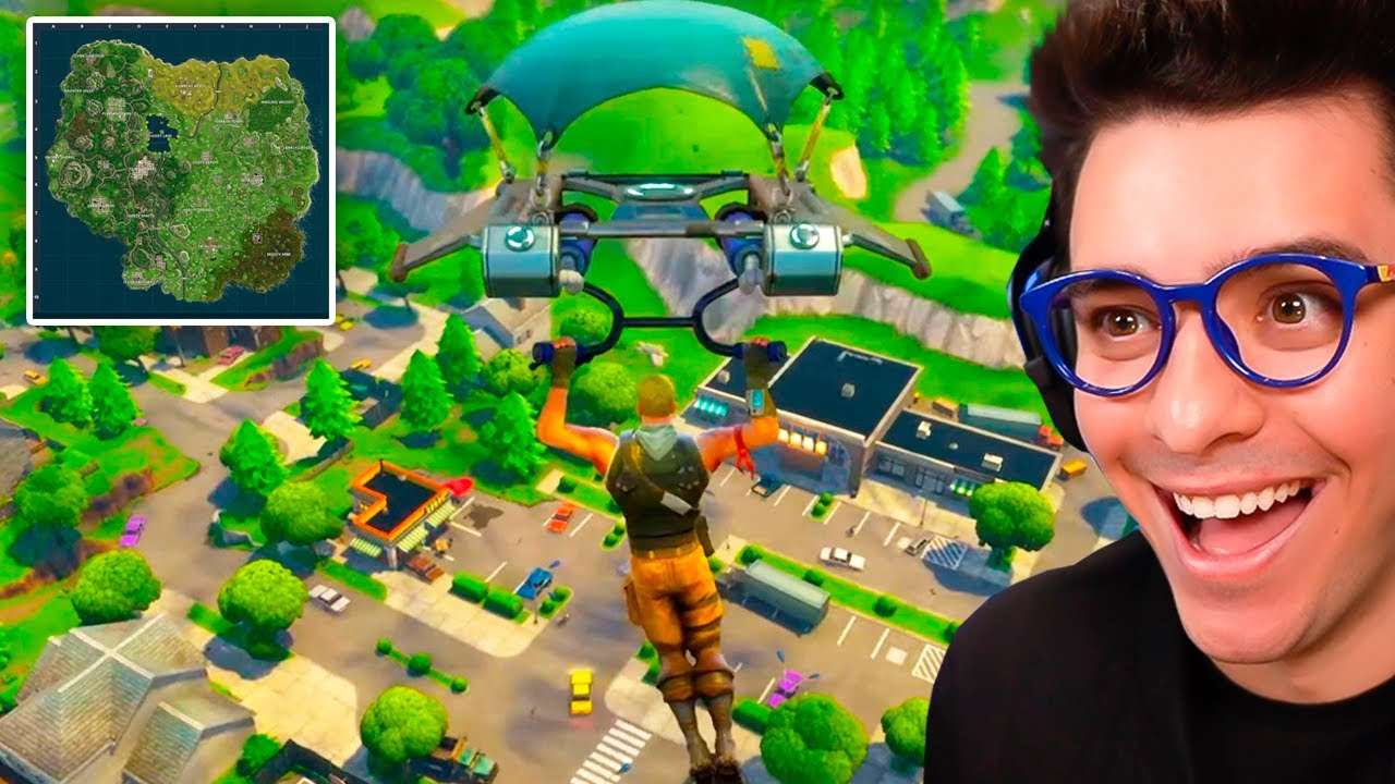 O MAPA ANTIGO VOLTOU AO FORTNITE! CAPITULO 1!