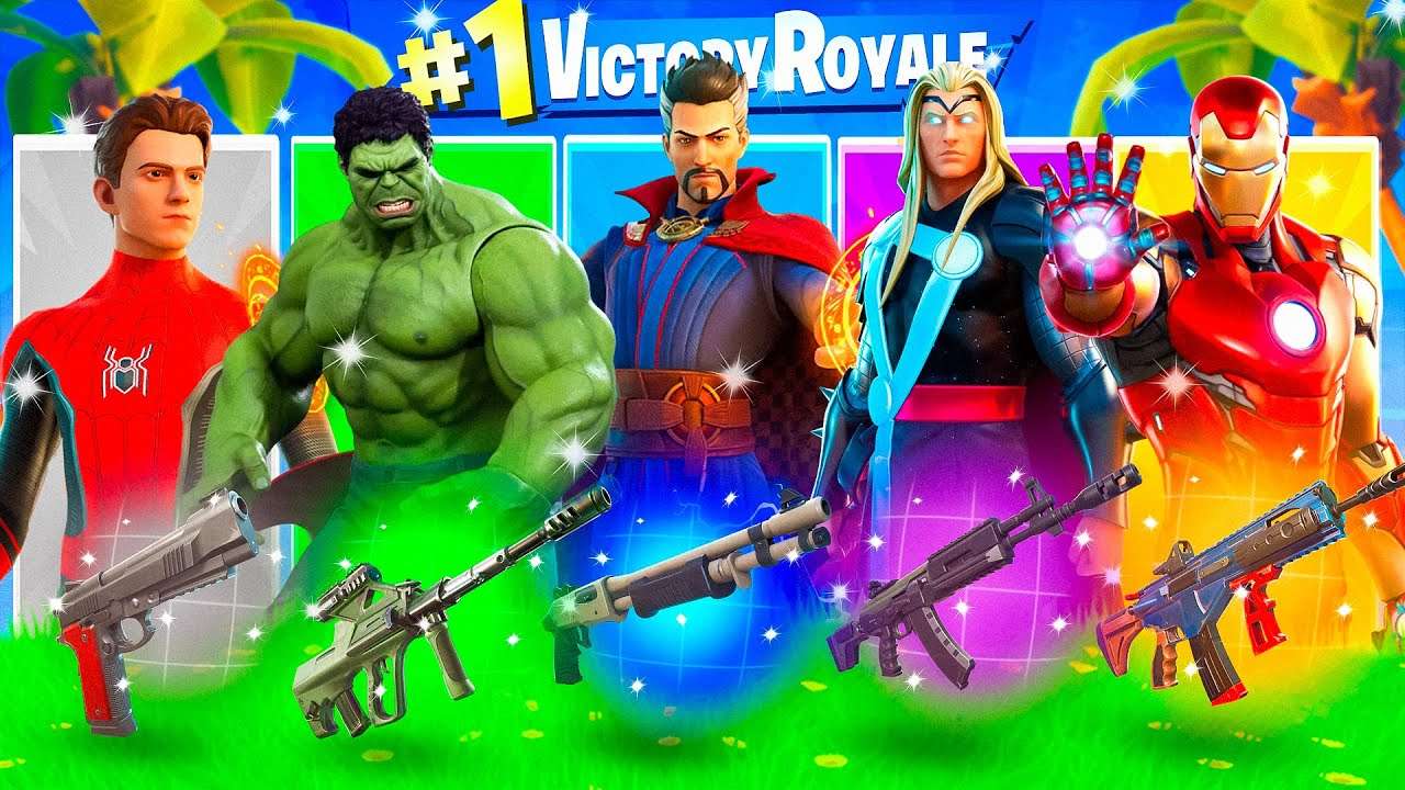 DESAFIO DOS VINGADORES ALEATÓRIO NO FORTNITE (DESAFIO DO VINGADOR ALEATÓRIO)