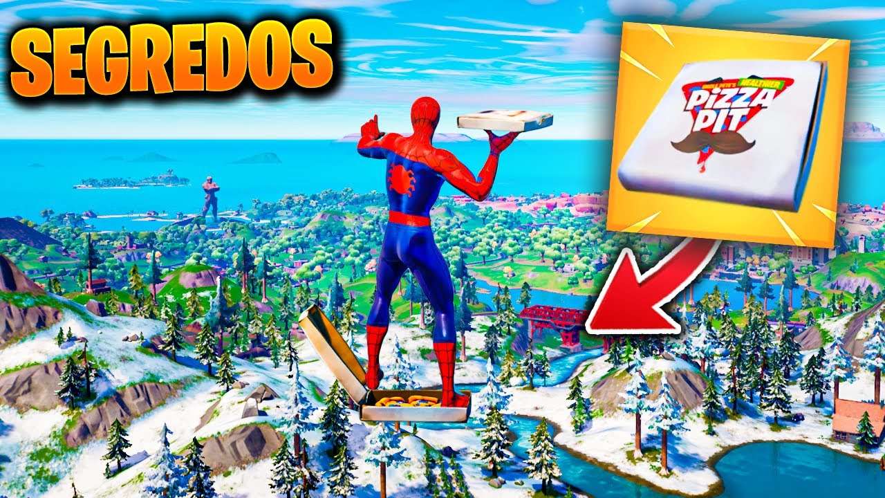 15 SEGREDOS DA ATUALIZAÇÃO SECRETA PIZZA NO FORTNITE! *(VOEI COM ELA)*