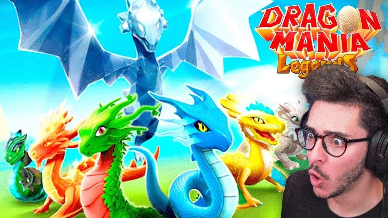 MINHA PRIMEIRA VEZ NO DRAGON MANIA! JOGO MOBILE GRÁTIS!