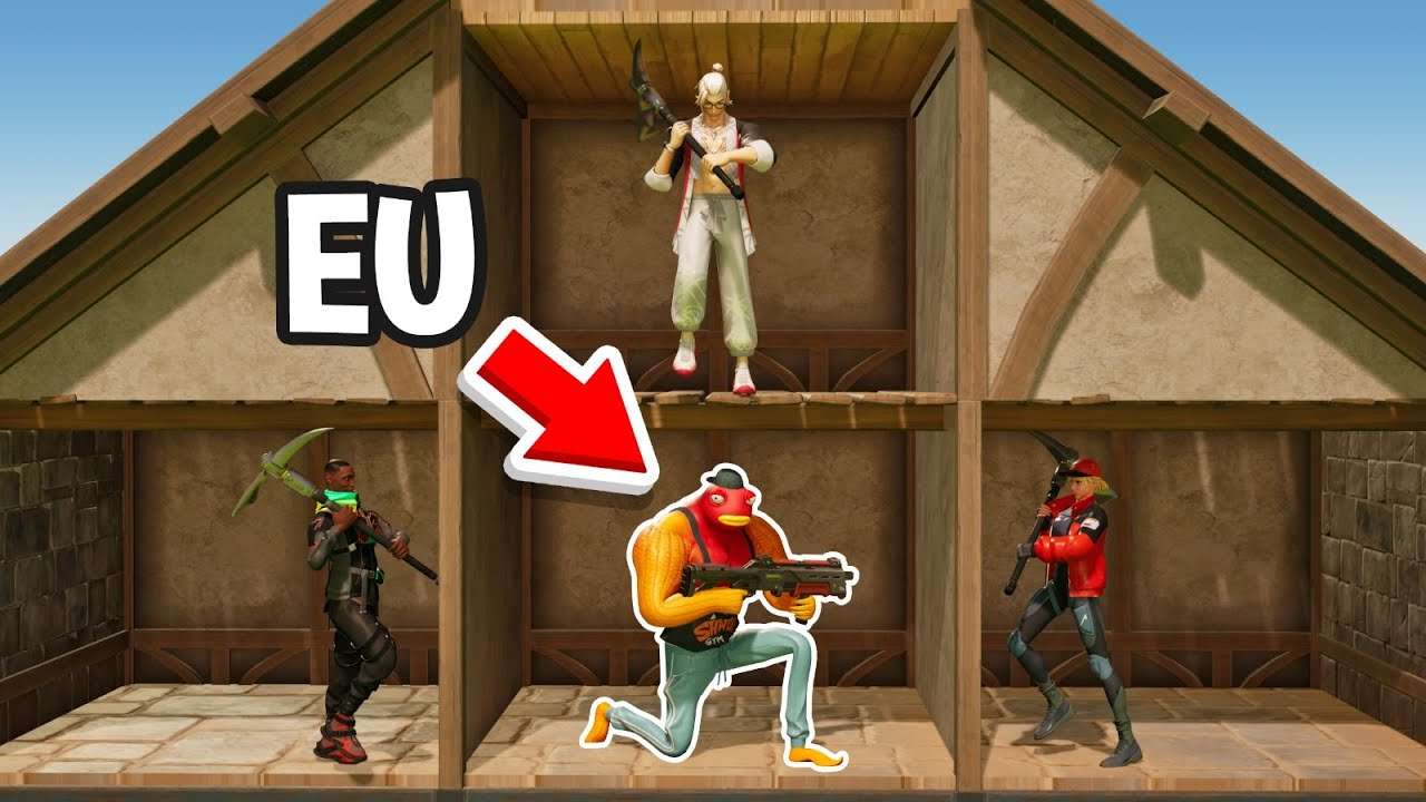 3 CAÇADORES vs CHEFE MÍTICO no Fortnite!