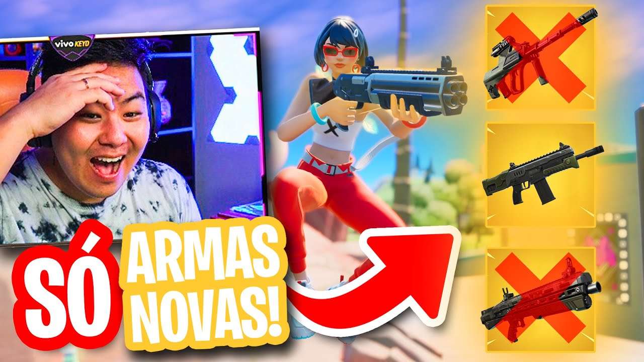 SÓ VALE AS ARMAS NOVAS!! *não é uma boa...* | FORTNITE