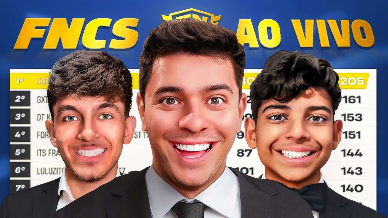 AO VIVO! PRIMEIRO DIA DA FNCS NO FORTNITE!