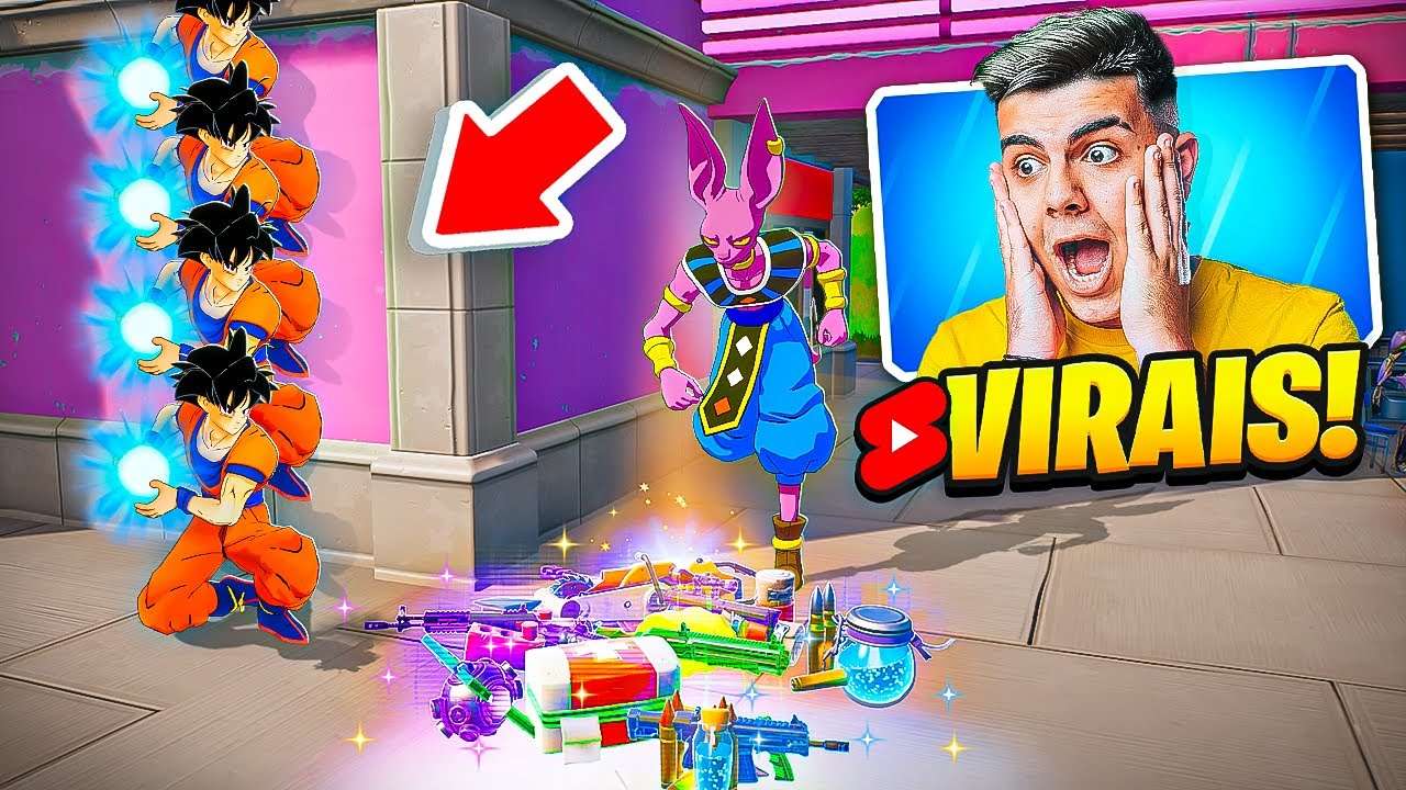 TESTEI OS SHORTS MAIS VIRAIS DO FORTNITE E ME SURPREENDI!
