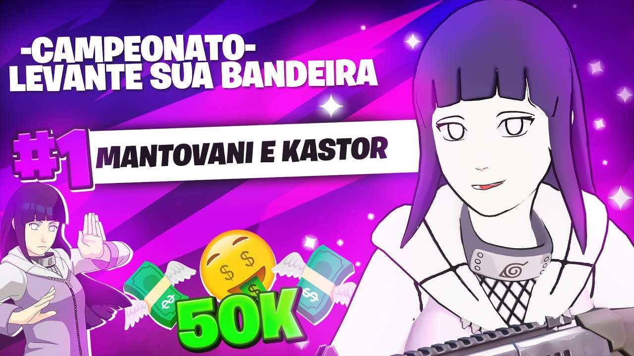 🔴 TORNEIO FORTNITE INVITATIONAL #RaiseYourFlag $50.000 em Premiação #TeamHinata