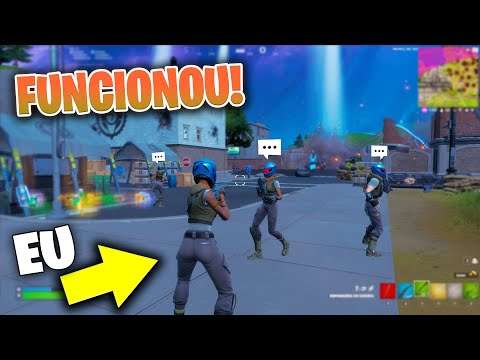 Fingi ser um NPC do Evento Ao Vivo Antes da hora fortnite e Todo mundo acreditou