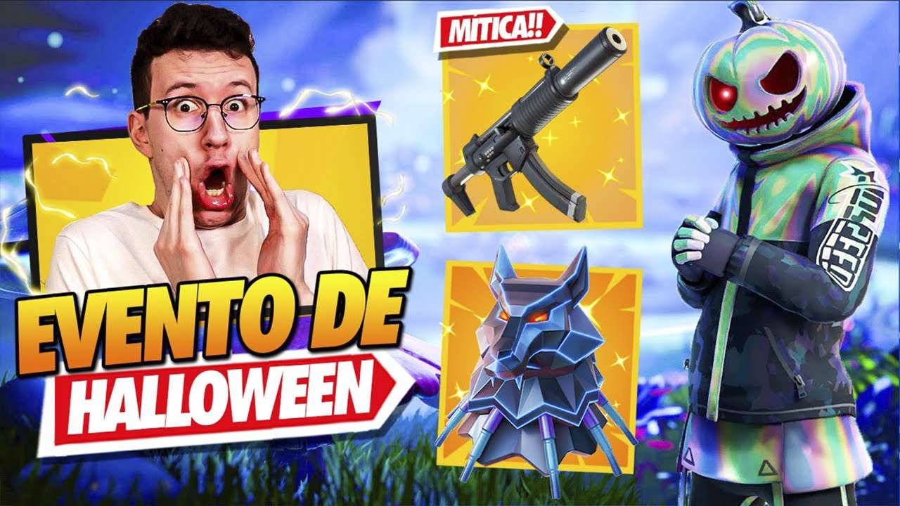 NOVO BOSS E NOVA ARMA MÍTICA!! - HALLOWEEN FORTNITE