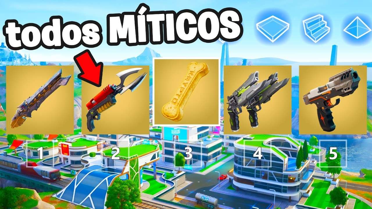 JUNTEI TODOS OS ITENS MÍTICOS DA NOVA TEMPORADA DO SUPERMAN NO FORTNITE!