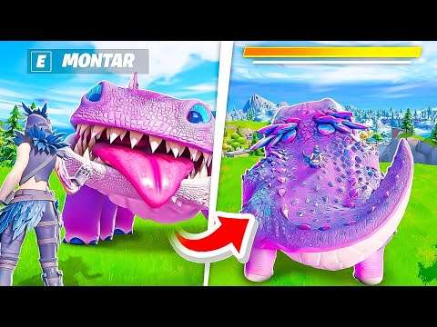 DOMEI O NOVO DINOSSAURO DO FORTNITE? - VERDADE OU MENTIRA