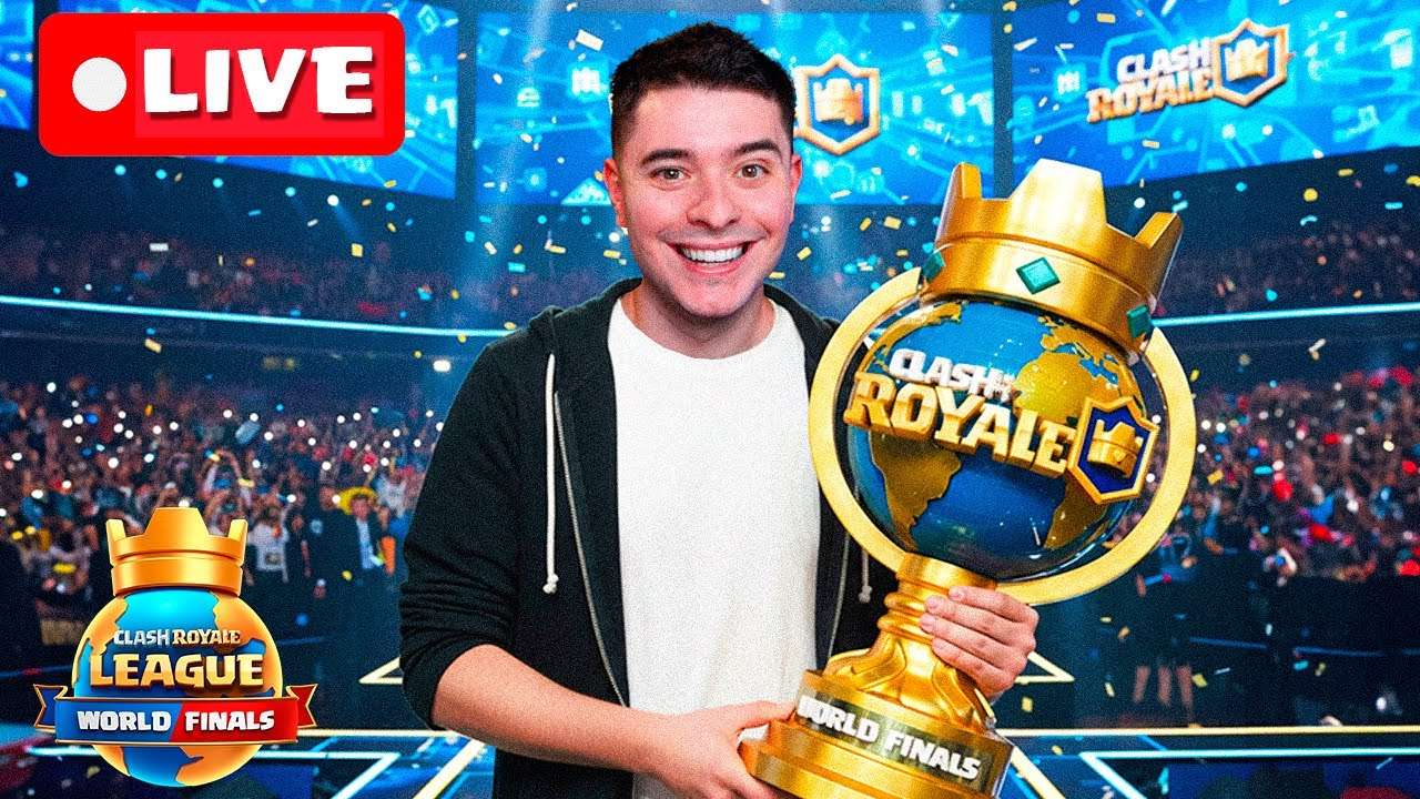 AO VIVO! CAMPEONATO MUNDIAL DE CLASH ROYALE! (DIA 2)