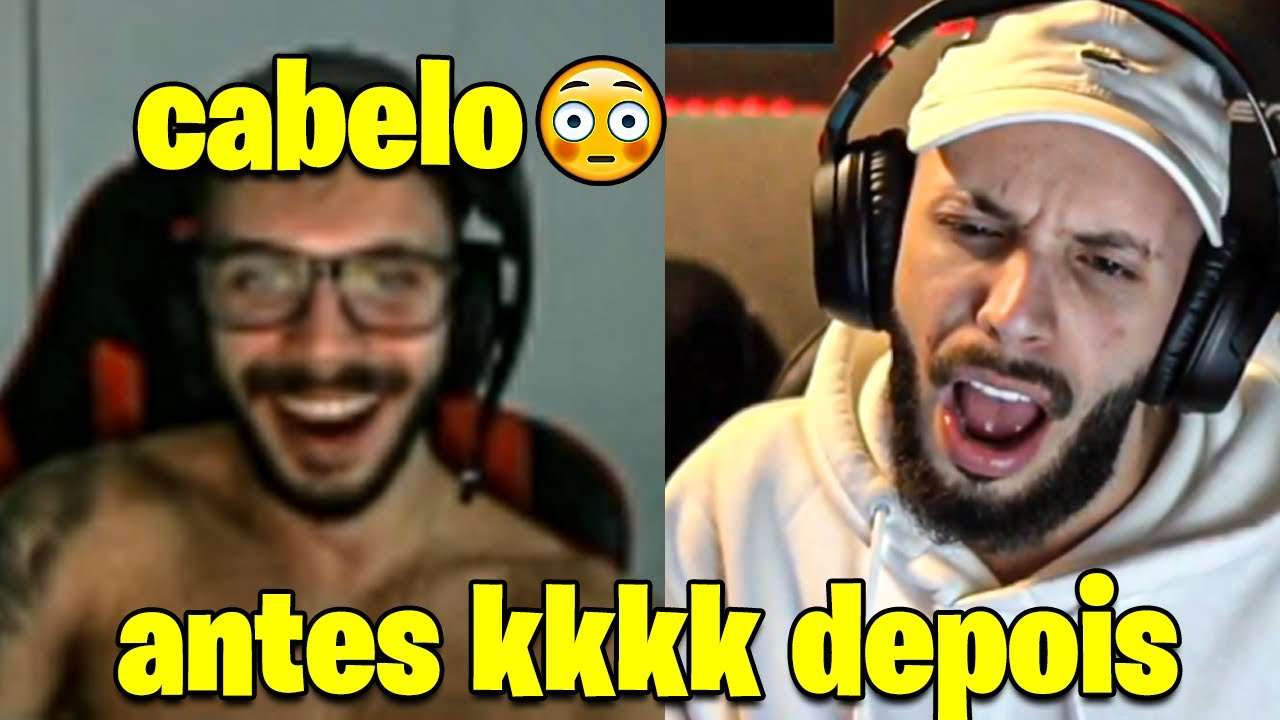 TASPIO REAGINDO A PRIMEIRA LIVE DO TASPIO...ELE TINHA CABELO 😯Melhores clipes de fortnite!