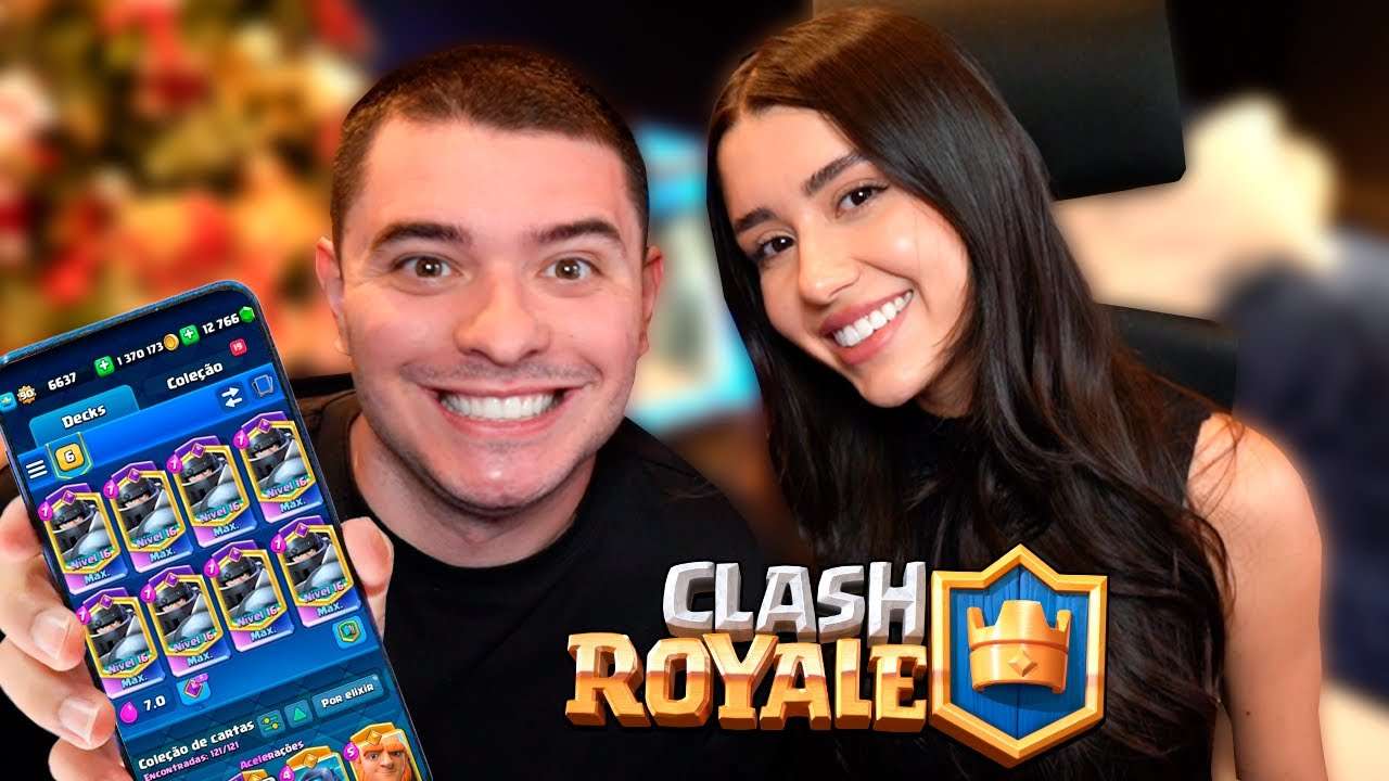 MINHA NAMORADA ESCOLHEU MEU DECK NO CLASH ROYALE!