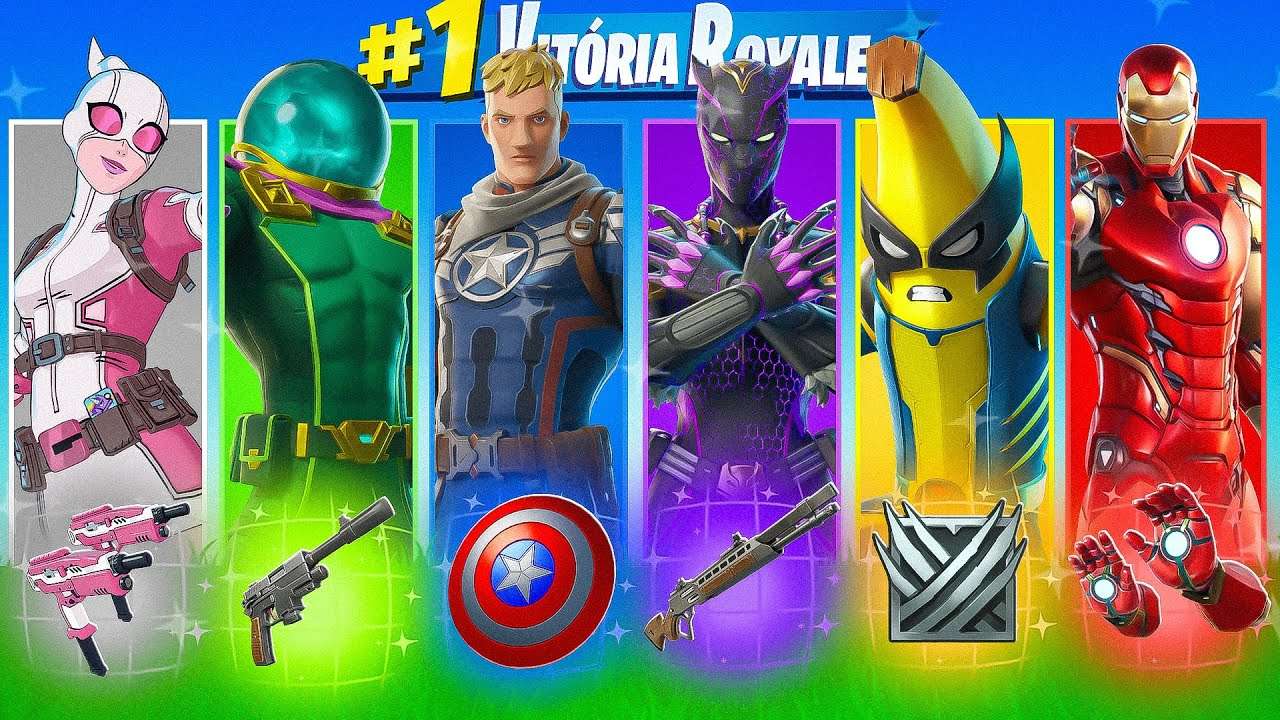 DESAFIO *ALEATÓRIO* TEMPORADA 4 da MARVEL Fortnite