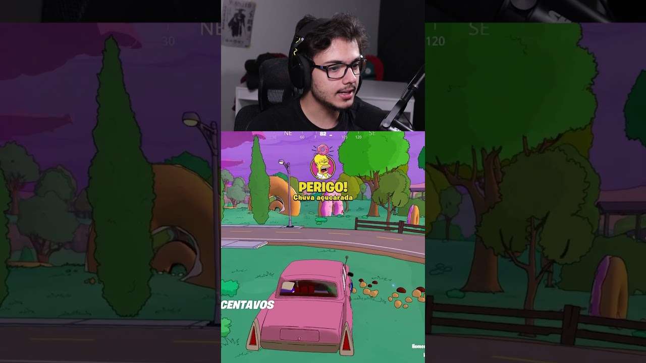 Chuva de ROSQUINHAS no Fortnite Simpsons