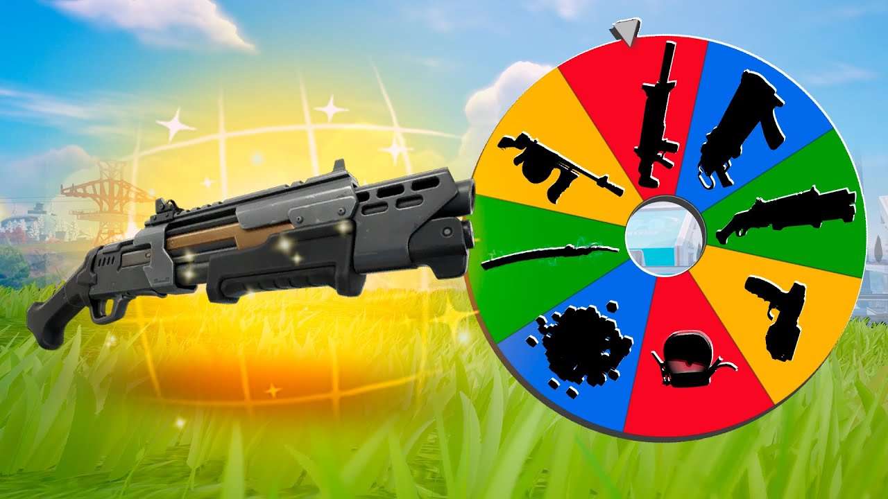 A ROLETA ALEATÓRIA DECIDIU MEU LOOT NO FORTNITE!