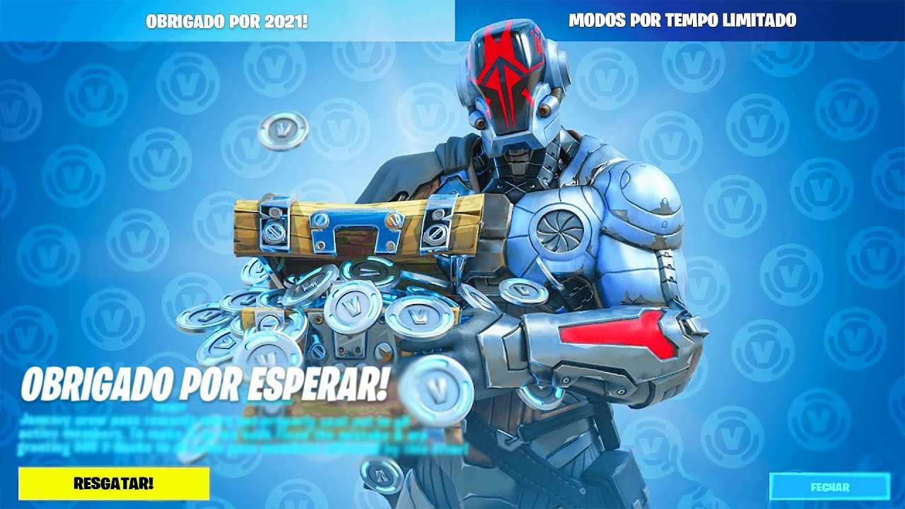AGORA! RESGATE SKIN GRATIS NO FORTNITE AO VIVO.. (VARIOS PRESENTES GRATIS)