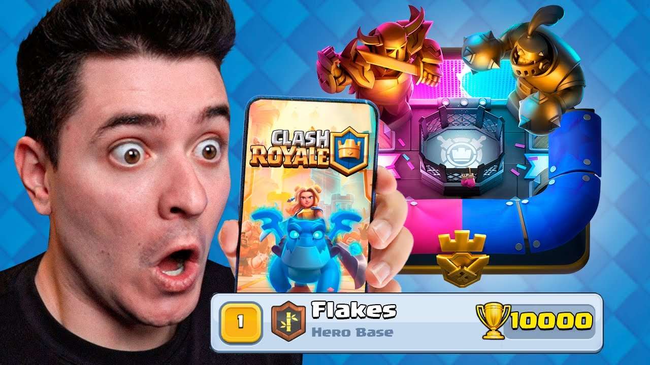 Cheguei em 10 Mil Troféus no Clash Royale!