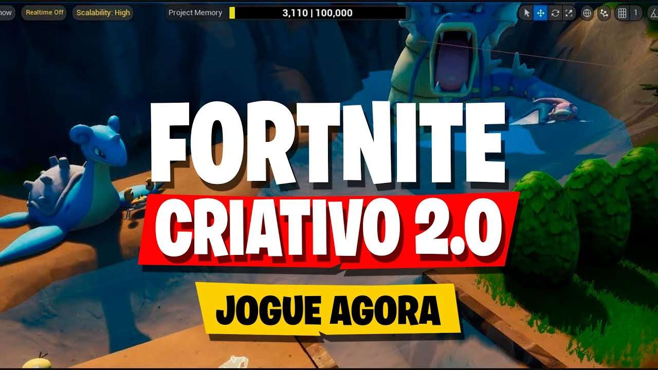 FUTURO DO FORTNITE NO MODO CRIATIVO 2.0!