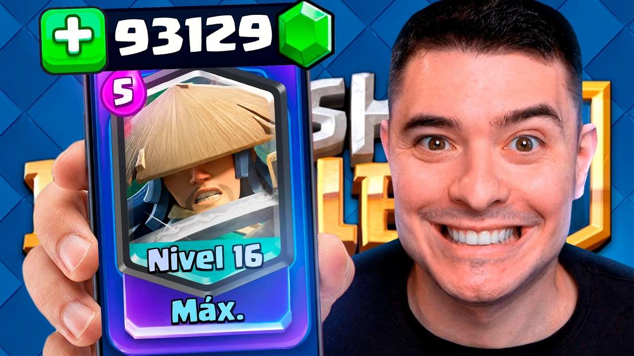 UPEI O NOVO RONIN LENDÁRIO PARA O NÍVEL MÁXIMO! Clash Royale