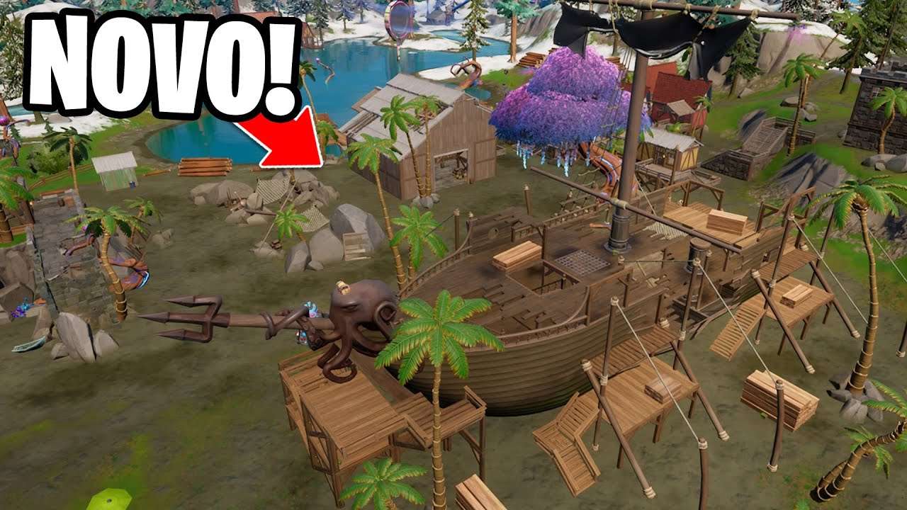 Esse lugar é Diferente! #Shorts #Fortnite